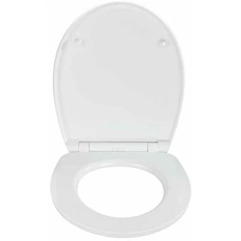 WENKO Abattant WC Original Asteride, Abattant WC Avec Frein De Chute, Clipsable, Fixation Inox, Thermoplastique, 36,5x45 Cm, Multicolore 5 WENKO Abattant WC Original Asteride, Abattant WC Avec Frein De Chute, Clipsable, Fixation Inox, Thermoplastique, 36,5x45 Cm, Multicolore – Image 3