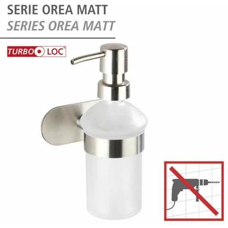 WENKO Turbo-Loc® Distributeur De Savon Orea Mat 4 WENKO Turbo-Loc® Distributeur De Savon Orea Mat – Image 2