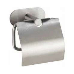 WENKO Turbo-Loc® Dérouleur Papier WC Avec Couvercle Orea Mat