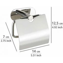 WENKO Turbo-Loc® Dérouleur Papier WC Avec Couvercle Orea Shine 10 WENKO Turbo-Loc® Dérouleur Papier WC Avec Couvercle Orea Shine -WENKO Soldes 18940112 4