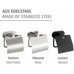 WENKO Turbo-Loc® Dérouleur Papier WC Avec Couvercle Orea Shine 11 WENKO Turbo-Loc® Dérouleur Papier WC Avec Couvercle Orea Shine -WENKO Soldes 18940112 5