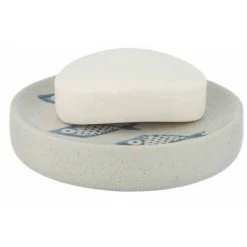 WENKO Porte Savon Céramique Aquamarine, Porte Savon Rond, Céramique Matte Peinte à La Main, Ø 10 X 3 Cm, Bleu - Beige 9 WENKO Porte Savon Céramique Aquamarine, Porte Savon Rond, Céramique Matte Peinte à La Main, Ø 10 X 3 Cm, Bleu - Beige -WENKO Soldes 18940189 3