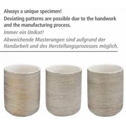 WENKO Distributeur Savon Liquide Fedio, Capacité 400 Ml, Céramique En Relief Peinte à La Main, Ø 8,5 X 17 Cm, Doré -WENKO Soldes 18940234 3