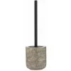 WENKO Porte Brosse WC Fedio, Brosse WC Noire, Céramique En Relief Peint à La Main, Ø 11,5 X 39,5 Cm, Doré 2 WENKO Porte Brosse WC Fedio, Brosse WC Noire, Céramique En Relief Peint à La Main, Ø 11,5 X 39,5 Cm, Doré -WENKO Soldes 18940237 1