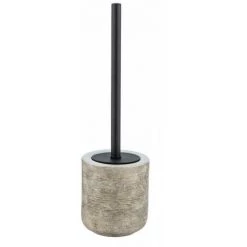 WENKO Porte Brosse WC Fedio, Brosse WC Noire, Céramique En Relief Peint à La Main, Ø 11,5 X 39,5 Cm, Doré 8 WENKO Porte Brosse WC Fedio, Brosse WC Noire, Céramique En Relief Peint à La Main, Ø 11,5 X 39,5 Cm, Doré -WENKO Soldes 18940237 2