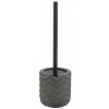 WENKO Porte Brosse WC Mantua, Brosse WC Noire, Céramique En Relief Peint à La Main, Ø 8 X 10 Cm, Noir 2 WENKO Porte Brosse WC Mantua, Brosse WC Noire, Céramique En Relief Peint à La Main, Ø 8 X 10 Cm, Noir -WENKO Soldes 18940256 1