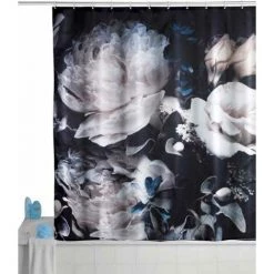WENKO Rideau De Douche Antimoisissure Peony, Rideau De Douche Original, Lavable En Machine Et Waterproof, 12 Anneaux Rideau De Douche En Plastique Blanc Inclus, Polyester, 180x200 Cm, Multicolore 8 WENKO Rideau De Douche Antimoisissure Peony, Rideau De Douche Original, Lavable En Machine Et Waterproof, 12 Anneaux Rideau De Douche En Plastique Blanc Inclus, Polyester, 180x200 Cm, Multicolore -WENKO Soldes 18940282 2