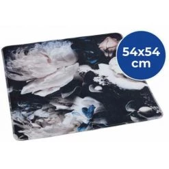 WENKO Tapis De Douche Peony, Tapis De Douche Antidérapant, Plastique, 54x54 Cm, Multicolore -WENKO Soldes 18940286 3