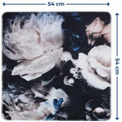 WENKO Tapis De Douche Peony, Tapis De Douche Antidérapant, Plastique, 54x54 Cm, Multicolore -WENKO Soldes 18940286 4