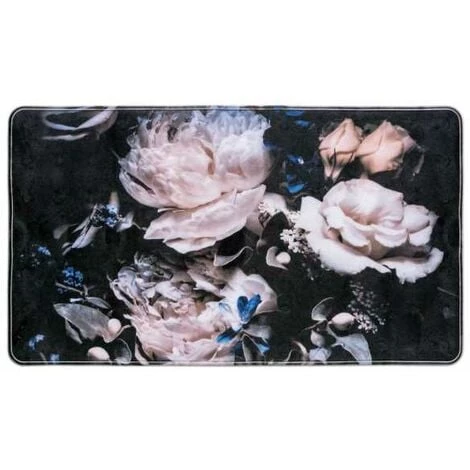 WENKO Tapis De Baignoire Peony, Tapis De Bain Antidérapant, Plastique, 70x40 Cm, Multicolore 3 WENKO Tapis De Baignoire Peony, Tapis De Bain Antidérapant, Plastique, 70x40 Cm, Multicolore