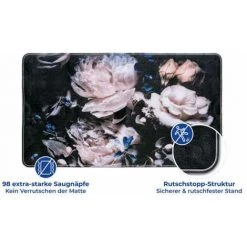 WENKO Tapis De Baignoire Peony, Tapis De Bain Antidérapant, Plastique, 70x40 Cm, Multicolore 11 WENKO Tapis De Baignoire Peony, Tapis De Bain Antidérapant, Plastique, 70x40 Cm, Multicolore -WENKO Soldes 18940294 5