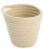 WENKO Panier De Rangement Rond à Poser Ou Suspendre Soria, Petit Rangement Salle De Bain, Polyester - Coton, 12.5x14.5x12 Cm, Beige 2 WENKO Panier De Rangement Rond à Poser Ou Suspendre Soria, Petit Rangement Salle De Bain, Polyester - Coton, 12.5x14.5x12 Cm, Beige -WENKO Soldes 18940420 1