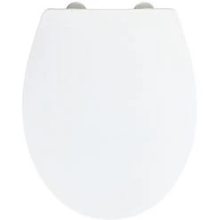 WENKO Abattant WC Avec Frein De Chute 'Easy Close' Ostuni, Abattant WC Clipsable Fix Clip Avec Fixation Inox, Capacité De Charge Jusqu'à 300kg, Thermoplastique, 37 X 44,5 Cm, Blanc 9 WENKO Abattant WC Avec Frein De Chute 'Easy Close' Ostuni, Abattant WC Clipsable Fix Clip Avec Fixation Inox, Capacité De Charge Jusqu'à 300kg, Thermoplastique, 37 X 44,5 Cm, Blanc -WENKO Soldes 18940588 3