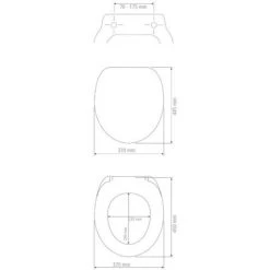 WENKO Abattant WC Avec Frein De Chute 'Easy Close' Ostuni, Abattant WC Clipsable Fix Clip Avec Fixation Inox, Capacité De Charge Jusqu'à 300kg, Thermoplastique, 37 X 44,5 Cm, Blanc 10 WENKO Abattant WC Avec Frein De Chute 'Easy Close' Ostuni, Abattant WC Clipsable Fix Clip Avec Fixation Inox, Capacité De Charge Jusqu'à 300kg, Thermoplastique, 37 X 44,5 Cm, Blanc -WENKO Soldes 18940588 4