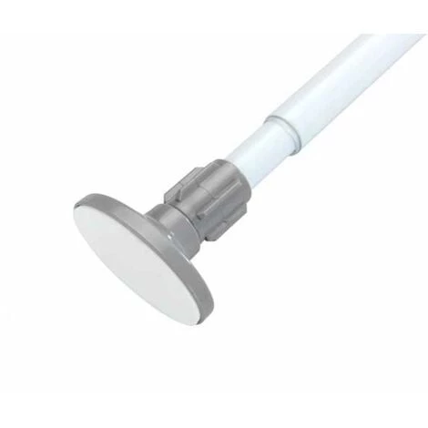 WENKO Barre Penderie Extensible Herkules, Barre Penderie Sans Perçage, Tringle à Vêtements Télescopique, Fixation Par Torsion à Fixer Entre Deux Murs Ou Dans Un Placard, Métal, 8x47-80x4,5 Cm, Blanc 7 WENKO Barre Penderie Extensible Herkules, Barre Penderie Sans Perçage, Tringle à Vêtements Télescopique, Fixation Par Torsion à Fixer Entre Deux Murs Ou Dans Un Placard, Métal, 8x47-80x4,5 Cm, Blanc – Image 5