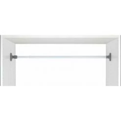 WENKO Barre Porte Vêtements Herkules, Pièce Détachée Pour Système De Rangement Télescopique Herkules, Lot De 2, Métal, Ø 3 X 75 - 120 Cm, Gris -WENKO Soldes 18940644 2