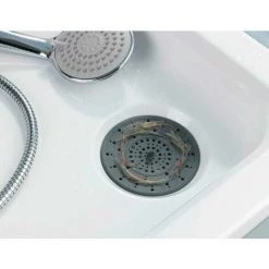 WENKO Grille Lavabo Silicone Sava, Filtre évier Cuisine Silicone, Filtre Les Résidus De Nourriture - Cheveux Et Protège Les Canalisations, Silicone, Ø 12x0,3 Cm, Gris 10 WENKO Grille Lavabo Silicone Sava, Filtre évier Cuisine Silicone, Filtre Les Résidus De Nourriture - Cheveux Et Protège Les Canalisations, Silicone, Ø 12x0,3 Cm, Gris -WENKO Soldes 18940655 4