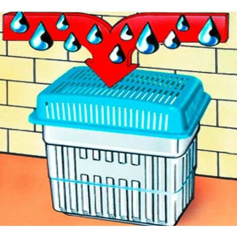 WENKO Absorbeur-humidivore Set De 2 kg Avec Recharge 2 kg 4 WENKO Absorbeur-humidivore Set De 2 kg Avec Recharge 2 kg – Image 2