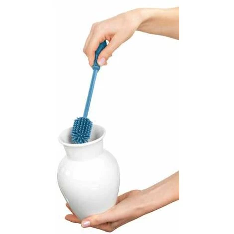 WENKO Goupillon Silicone Sia, Goupillon Biberon, Goupillon Bouteille Isotherme, Silicone, Extra Longue Ø3.5 X 25 Cm, Bleu 4 WENKO Goupillon Silicone Sia, Goupillon Biberon, Goupillon Bouteille Isotherme, Silicone, Extra Longue Ø3.5 X 25 Cm, Bleu – Image 2