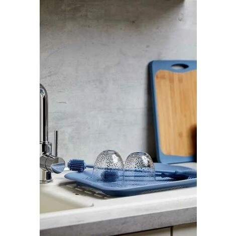 WENKO Goupillon Silicone Sia, Goupillon Biberon, Goupillon Bouteille Isotherme, Silicone, Extra Longue Ø3.5 X 25 Cm, Bleu 7 WENKO Goupillon Silicone Sia, Goupillon Biberon, Goupillon Bouteille Isotherme, Silicone, Extra Longue Ø3.5 X 25 Cm, Bleu – Image 5