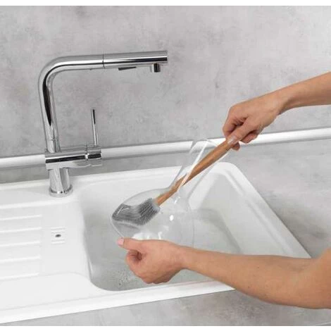 WENKO Goupillon Silicone Avec Tête Flexible Hollie 5 WENKO Goupillon Silicone Avec Tête Flexible Hollie – Image 3