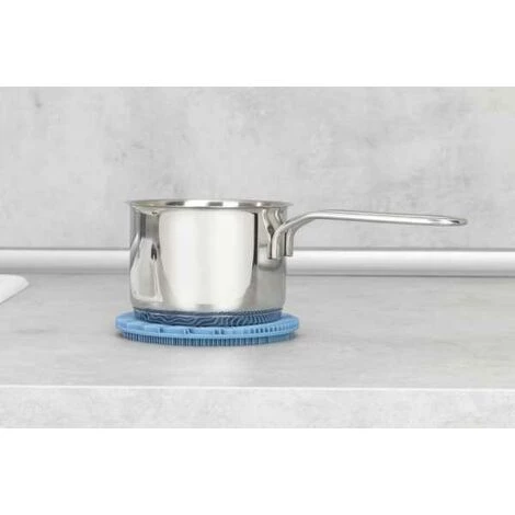 WENKO Éponge Silicone Vaisselle Soft, Lot De 2 éponges Pour Une Vaisselle Sans Rayures, éponge Hygiénique Adaptée Au Lave-vaisselle, Silicone, Ø 12x1,2 Cm, Gris-bleu 6 WENKO Éponge Silicone Vaisselle Soft, Lot De 2 éponges Pour Une Vaisselle Sans Rayures, éponge Hygiénique Adaptée Au Lave-vaisselle, Silicone, Ø 12x1,2 Cm, Gris-bleu – Image 4