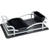 WENKO Egouttoir Vaisselle Inox, Egouttoir Vaisselle Cuisine Avec Plateau Amovible, Aluminium Inox - Plastique, 46,5x13x31,5 Cm, Argent Mat - Noir 1 WENKO Egouttoir Vaisselle Inox, Egouttoir Vaisselle Cuisine Avec Plateau Amovible, Aluminium Inox - Plastique, 46,5x13x31,5 Cm, Argent Mat - Noir -WENKO Soldes 18940761 1