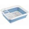 WENKO Egouttoir Vaisselle Pliable Gaia, égouttoir à Vaisselle Plastique, Porte-couverts Et Support Assiettes, Plastique, 36,5x13x31 Cm, Blanc - Bleu 2 WENKO Egouttoir Vaisselle Pliable Gaia, égouttoir à Vaisselle Plastique, Porte-couverts Et Support Assiettes, Plastique, 36,5x13x31 Cm, Blanc - Bleu -WENKO Soldes 18940771 1