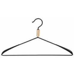 WENKO Cintre Design Bois Alu, Clara Noir -WENKO Soldes 18940833 2