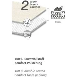 WENKO Table à Repasser, Planche à Repasser, Advance, Surface De Repassage 120x42 Cm -WENKO Soldes 18940841 3