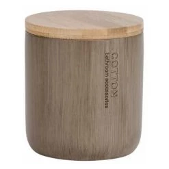 WENKO Set D'accessoires De Salle De Bain, Porte Brosse à Dent Et Boite Avec Couvercle Bambou, Palo Taupe 10 WENKO Set D'accessoires De Salle De Bain, Porte Brosse à Dent Et Boite Avec Couvercle Bambou, Palo Taupe -WENKO Soldes 18940897 4