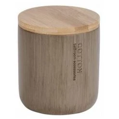 WENKO Set D'accessoires De Salle De Bain, Porte Brosse à Dent Et Boite Avec Couvercle Bambou, Palo Taupe 11 WENKO Set D'accessoires De Salle De Bain, Porte Brosse à Dent Et Boite Avec Couvercle Bambou, Palo Taupe -WENKO Soldes 18940897 5