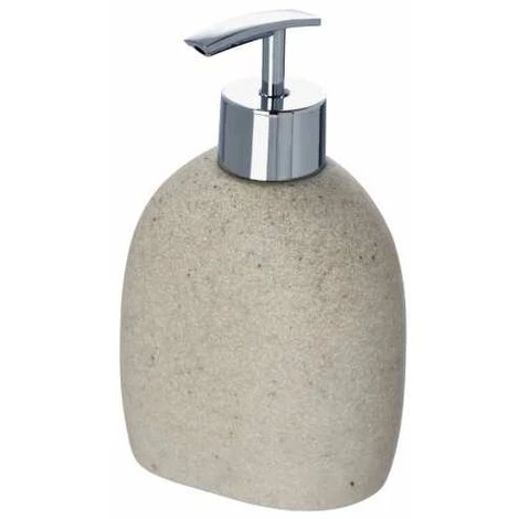 WENKO Set D'accessoires De Salle De Bain, Distributeur Savon Liquide, Porte Brosse à Dent, Puro Effet Sable Beige 6 WENKO Set D'accessoires De Salle De Bain, Distributeur Savon Liquide, Porte Brosse à Dent, Puro Effet Sable Beige – Image 4