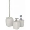 WENKO Set Accessoires Salle De Bain Faro, Brosse WC, Distributeur Savon Liquide, Porte Brosse à Dent, Céramique, Blanc 2 WENKO Set Accessoires Salle De Bain Faro, Brosse WC, Distributeur Savon Liquide, Porte Brosse à Dent, Céramique, Blanc -WENKO Soldes 18940936 1