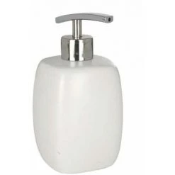 WENKO Set Accessoires Salle De Bain Faro, Brosse WC, Distributeur Savon Liquide, Porte Brosse à Dent, Céramique, Blanc 10 WENKO Set Accessoires Salle De Bain Faro, Brosse WC, Distributeur Savon Liquide, Porte Brosse à Dent, Céramique, Blanc -WENKO Soldes 18940936 4