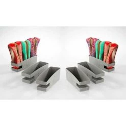 WENKO Organisateur De Chaussures, Rangement Ballerines Gain De Place, Lot De 6, Support Plastique Robuste, 9x9,5x26,5 Cm, Gris 7 WENKO Organisateur De Chaussures, Rangement Ballerines Gain De Place, Lot De 6, Support Plastique Robuste, 9x9,5x26,5 Cm, Gris -WENKO Soldes 18940945 2