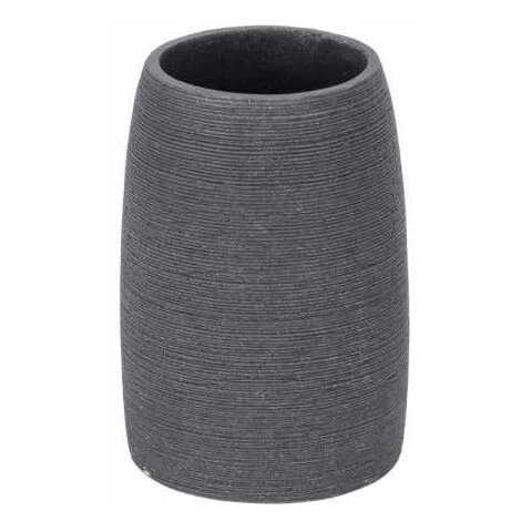 WENKO Set D'accessoires De Salle De Bain, Porte Brosse à Dent, Distributeur Savon Liquide, Goa Gris 4 WENKO Set D'accessoires De Salle De Bain, Porte Brosse à Dent, Distributeur Savon Liquide, Goa Gris – Image 2