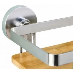 WENKO Étagère à épices Vacuum-Loc® Avec Barre De Crédence Premium, Fixation Sans Perçage, Range épices Mural, Acier-bambou, 40x5,5x8 Cm, Argent 10 WENKO Étagère à épices Vacuum-Loc® Avec Barre De Crédence Premium, Fixation Sans Perçage, Range épices Mural, Acier-bambou, 40x5,5x8 Cm, Argent -WENKO Soldes 18940968 4