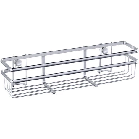 WENKO Etagère à épices Murale Style, Etagère Murale Cuisine, Avec Adaptateur Vacuum-Loc® Fixation Sans Perçage Inclus, Métal, 30x7x7 Cm, Brillant 3 WENKO Etagère à épices Murale Style, Etagère Murale Cuisine, Avec Adaptateur Vacuum-Loc® Fixation Sans Perçage Inclus, Métal, 30x7x7 Cm, Brillant