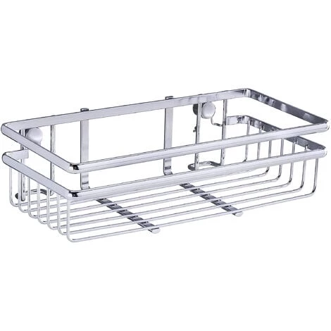 WENKO Vacuum-Loc® Etagère Salle De Bain Sans Percer, Universelle Style 3 WENKO Vacuum-Loc® Etagère Salle De Bain Sans Percer, Universelle Style