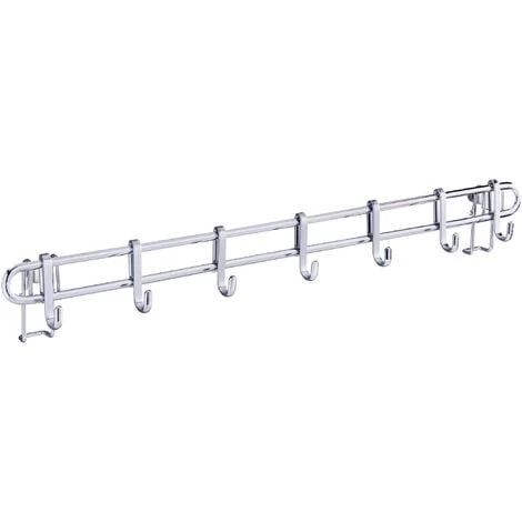 WENKO Vacuum-Loc® Barre De Crédence Style 7 Crochets 3 WENKO Vacuum-Loc® Barre De Crédence Style 7 Crochets