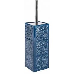 WENKO Set Accessoires Salle De Bain, Distributeur Savon Liquide, Brosse WC, Porte Brosse à Dent, Céramique, Cordoba Bleu Foncé 11 WENKO Set Accessoires Salle De Bain, Distributeur Savon Liquide, Brosse WC, Porte Brosse à Dent, Céramique, Cordoba Bleu Foncé -WENKO Soldes 18941032 5