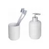 WENKO Set Accessoires Salle De Bain Neo, 2 Pièces, Distributeur Savon Liquide Et Porte Brosse à Dent, Polyrésine, Blanc 2 WENKO Set Accessoires Salle De Bain Neo, 2 Pièces, Distributeur Savon Liquide Et Porte Brosse à Dent, Polyrésine, Blanc -WENKO Soldes 18941035 1