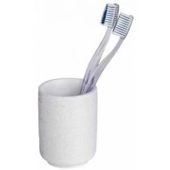 WENKO Set Accessoires Salle De Bain Neo, 2 Pièces, Distributeur Savon Liquide Et Porte Brosse à Dent, Polyrésine, Blanc 8 WENKO Set Accessoires Salle De Bain Neo, 2 Pièces, Distributeur Savon Liquide Et Porte Brosse à Dent, Polyrésine, Blanc -WENKO Soldes 18941035 3