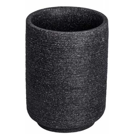 WENKO Set Accessoires Salle De Bain Neo, 2 Pièces, Distributeur Savon Liquide Et Porte Brosse à Dent, Polyrésine, Anthracite 4 WENKO Set Accessoires Salle De Bain Neo, 2 Pièces, Distributeur Savon Liquide Et Porte Brosse à Dent, Polyrésine, Anthracite – Image 2