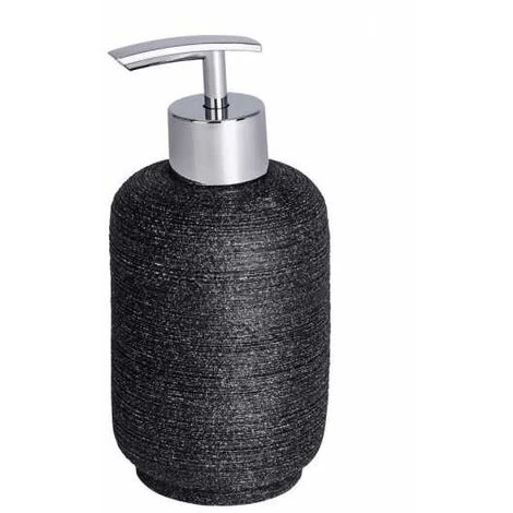 WENKO Set Accessoires Salle De Bain Neo, 2 Pièces, Distributeur Savon Liquide Et Porte Brosse à Dent, Polyrésine, Anthracite 6 WENKO Set Accessoires Salle De Bain Neo, 2 Pièces, Distributeur Savon Liquide Et Porte Brosse à Dent, Polyrésine, Anthracite – Image 4