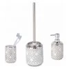 WENKO Set D'accessoires De Salle De Bain Baroque, Porte Brosse à Dent, Brosse WC Et Distributeur De Savon Liquide Capacité 400ml, Céramique, Blanc - Brillant 1 WENKO Set D'accessoires De Salle De Bain Baroque, Porte Brosse à Dent, Brosse WC Et Distributeur De Savon Liquide Capacité 400ml, Céramique, Blanc - Brillant -WENKO Soldes 18941041 1