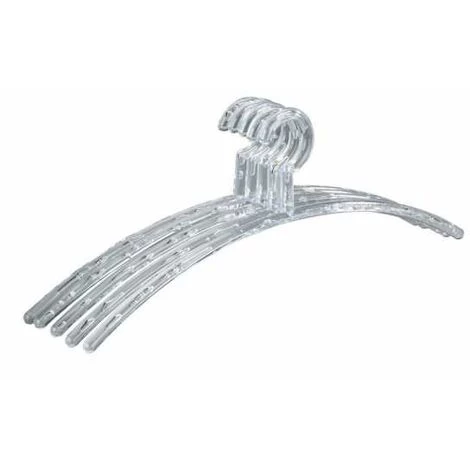 WENKO Lot De 15 Cintres Plastique, Bubble Transparent 5 WENKO Lot De 15 Cintres Plastique, Bubble Transparent – Image 3