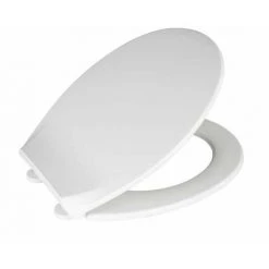 WENKO Abattant WC Avec Frein De Chute Premium Kos, Abattant WC Clipsable Avec Fixation Inox, Lot De 2, Thermoplastique, 37x44 Cm, Blanc 9 WENKO Abattant WC Avec Frein De Chute Premium Kos, Abattant WC Clipsable Avec Fixation Inox, Lot De 2, Thermoplastique, 37x44 Cm, Blanc -WENKO Soldes 18941103 3
