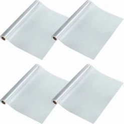 WENKO Tapis Fond De Tiroir, Tapis Antidérapant Tiroir, Protection Tiroir Cuisine, Découpable, Lot De 4, Plastique, 150x50 Cm, Transparent